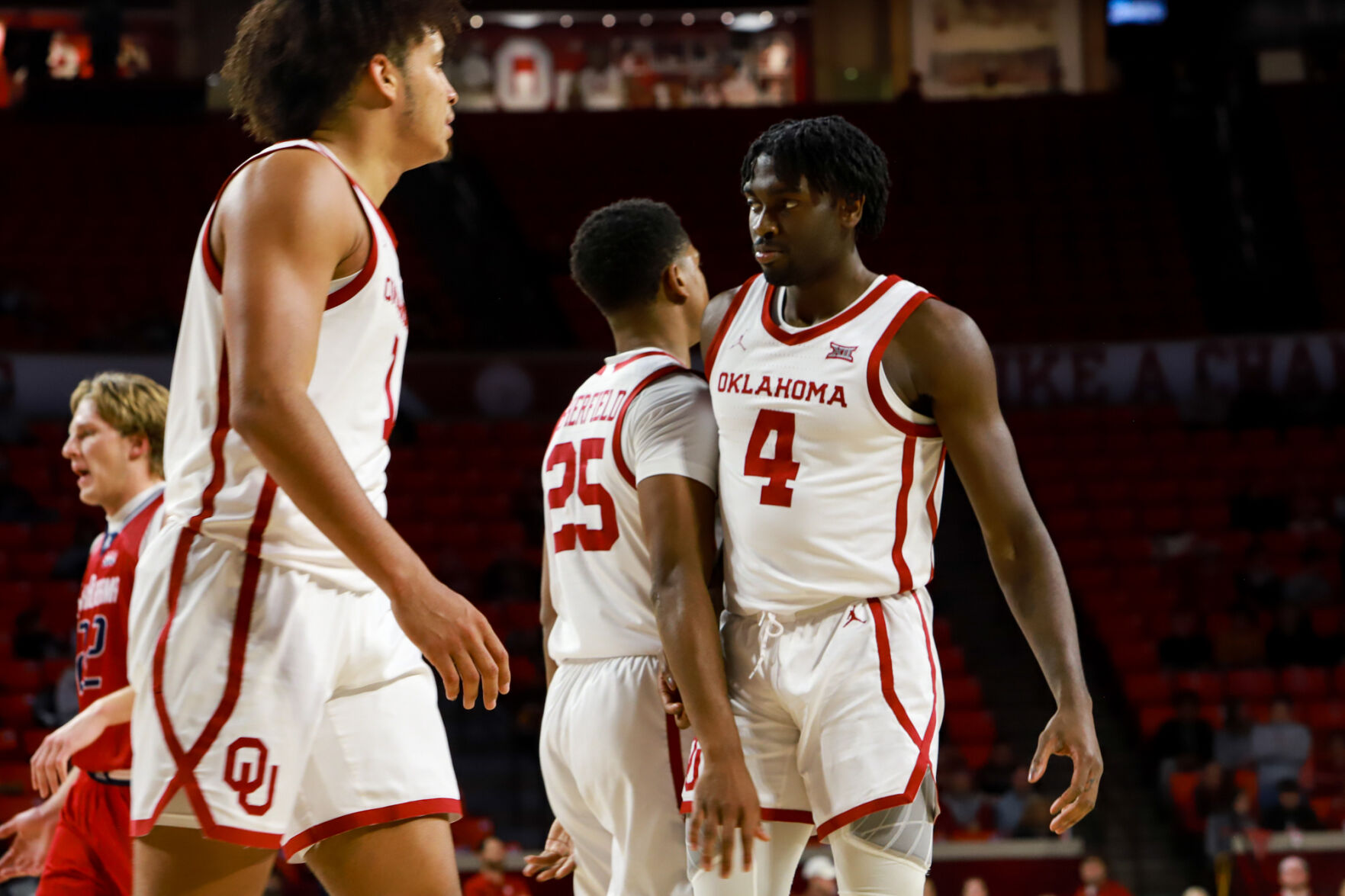 Joe Bamisile, Grant Sherfield, & Jalen Hill